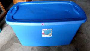 lot 290 image: STERILITE 30 GALLON TOTE AND LID