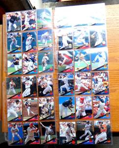 lot 292 image: LOT OF 36 BASEBALL CARDS