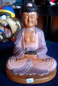 lot 304 image: BUDDHA STYLE FIGURINE