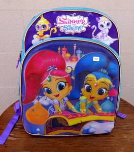 lot 349 image: NICKELODIAN SHIMMER AND SHINE BACKPACK - NEW WITH TAGS