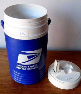 lot 376 image: US POSTAL SERVICE 1 GALLON WATER JUG BY IGLOO