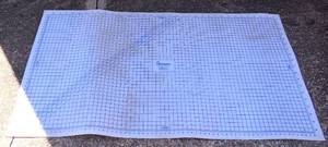 lot 377 image: EXTRA LARGE GRADED MEASURING MAT (INCHES AND METRIC)
