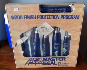 lot 378 image: MASTER SEAL WOOD FINISH PROTECTION PROGRAM BY DUPONT TEFLON