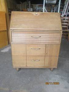 lot 220 image: ANTIQUE SECRETARY DESK&nbsp