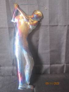 lot 262 image: GUS FLOWERS  JEROME IDAHO 1999  SPREAD THE LIGHT  METAL SCULPTURE&nbsp WALL DECOR&nbsp 26 TALL&nbsp