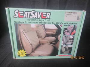lot 202 image: NEW IN BOX COVERCRAFT SEATSAVER&nbsp CHARCOAL&nbsp SS7361PCCH