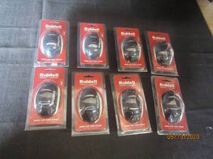 lot 417 image: 8 NEW IN PACKAGE RIDDEL PRODUCT HARD CUP CHIN STRAP SIZE SMALL