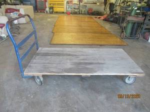 lot 8 image: ROLLING CART 6FTL X 3FTW