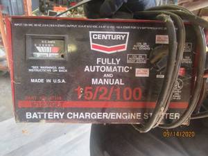 lot 63 image: CENTURY BATTERY CHARGER FULLY AUTOMATIC AND MANUAL&nbsp 152100