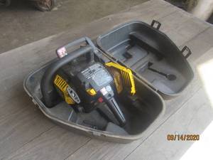 lot 64 image: MCCULLOCH MAC 3516 CHAINSAW WITH CARRY CASE MOTOR ONLY NO CHIAN