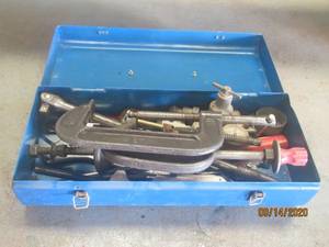 lot 99 image: TOOL BOX WITH TOOLS&nbsp