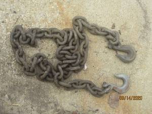 lot 116 image: TOW CHAIN DOUBLE HOOK