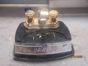 lot 120 image: TIFFANY 24K GOLD PLATED SPA FAUCET OPEN BOX MAY BE MISSING SOME HARDWARE