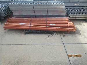 lot 156 image: 15 PALLET RACKING CROSS BEAMS&nbsp