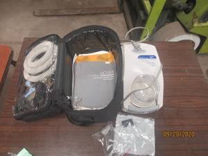 lot 80 image: FISHER &amp PAYKEL HEALTHCARE C-PAP MACHINE WITH HOSE AND BAG