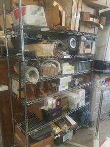 lot 28 image: Contents of shelf, SHELF NOT INCLUDED