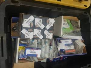 lot 39 image: Auto parts- Bin of mixed parts  BIN NOT INCLUDED