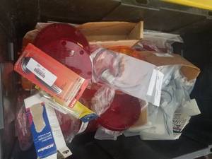 lot 45 image: Auto parts- Bin of mixed parts  BIN NOT INCLUDED