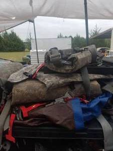 lot 51 image: Mixed pallet of Military items, plastic pallet not included