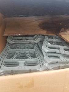 lot 56 image: Pallet of Army MoleII backpack rack frames, plastic pallet not included