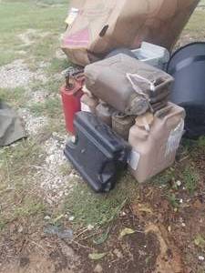 lot 59 image: Military 5 gallon jerry cans