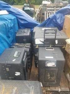 lot 66 image: Pallet of Rolling Cases.  PLASTIC PALLET NOT INCLUDED