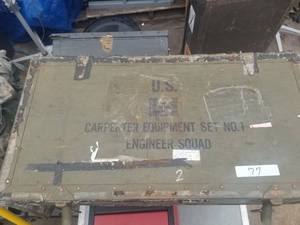 lot 77 image: US Army Carpenter equipment case