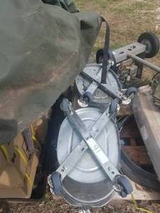 lot 91 image: Metal Mop buckets on wheels