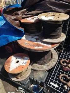 lot 165 image: Spools of cable
