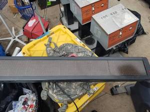 lot 186 image: Electronic message board