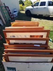 lot 202 image: Framed Prints all pictures have plexiglass, matting and foam board backings