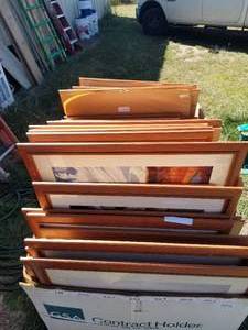 lot 206 image: Framed Prints all pictures have plexiglass, matting and foam board backings