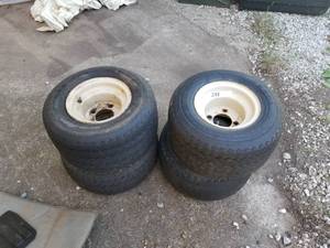 lot 288 image: Golf cart wheels