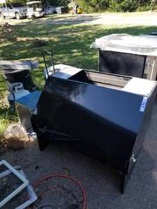 lot 290 image: Viking Black Stove hood vent