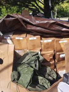 lot 128 image: Military Bags