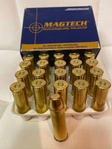 lot 19 image: Magtech  20 Centerfire cartidges (21 total) 454 Casull
