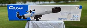 lot 54 image: Cstar Optics 200 Refractor telescope NIB