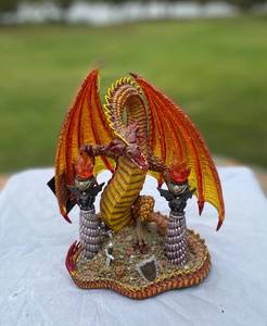 lot 120 image: Collectable Fire Dragon