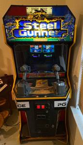 lot 150 image: Steel Gunner Arcade Game