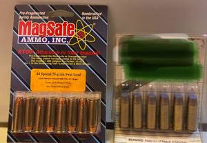 lot 156 image: Ammo 8 rounds .44 special 55 grain 44 mag slugs