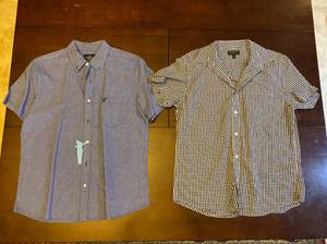 lot 187 image: American Eagle (L) and Banana Republic (L) Shirts