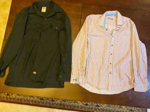 lot 189 image: Dickies (L) and Fasso Ella (L) shirts