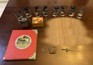 lot 223 image: Dragon and Wizard Items