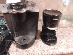 lot 49 image: Keureg single cup coffee maker 6 cup sunbeam coffee maker no pot