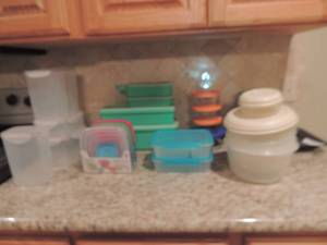 lot 58 image: Lot of Tupperware all lids included like new condition