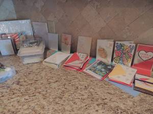 lot 110 image: Assortment of birthday, get well and other greeting cards