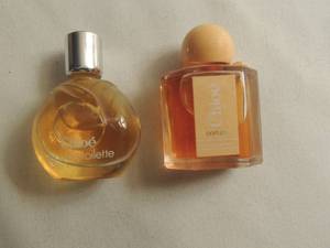 lot 374 image: Chloe perfume & Eau de toilette small bottles