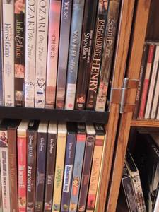 lot 199 image: 40x19x13 double door opening DVD movie closet full of DVD all generas