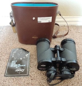 lot 78 image: Storm King swift fog proof binoculars with case 7 X 50