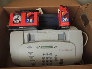 lot 133 image: Lenox x125. Printer comes with ink cartridges in box